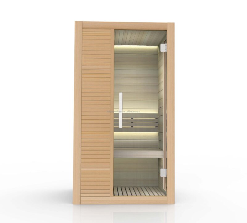 Indoor Far Infrared Wooden Sauna Burning Barrel - 图片 4