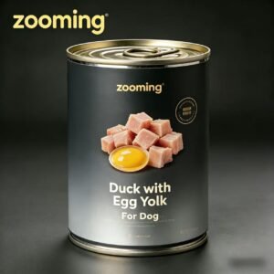 Duck With Egg Yolk Wet Dog Food, Nourishing Canned Food For Dogs Skin And Coat
