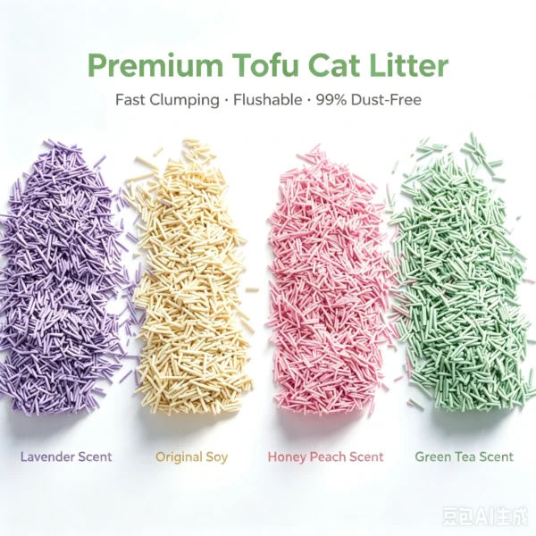 zooming-multiple-tofu-cat-litter-samples-display